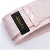 DiBanGu Men's Tie Set Silk Striped Checked Tie with Pocket