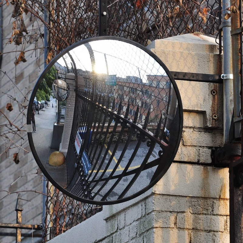 LH-GUARD Convex Corner Mirror - 12" Security Mirrors for Business,
