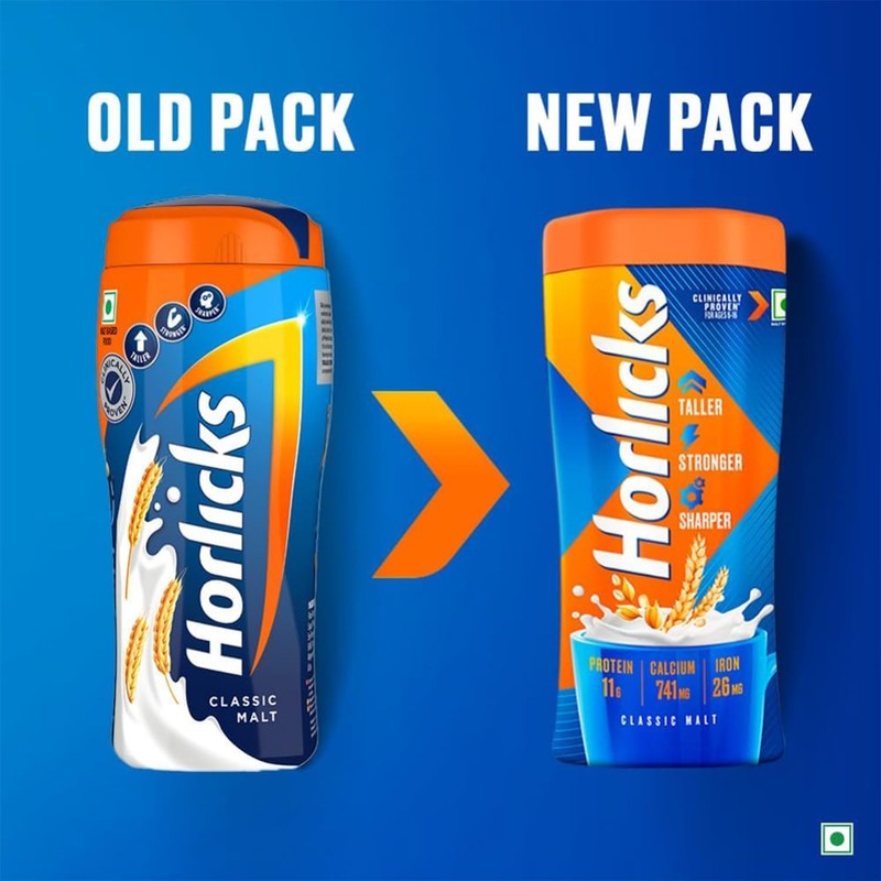 Horlicks Original Classic Malt Plain, 1000 Gram