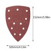 40 Pieces Sanding Pads, 11 Hole Sanding Sheets Hook and