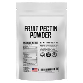 Fit Lane Nutrition Fruit Pectin Powder for Jams and Jellies. Natural, Vegan and NON-GMO. 350 Grams