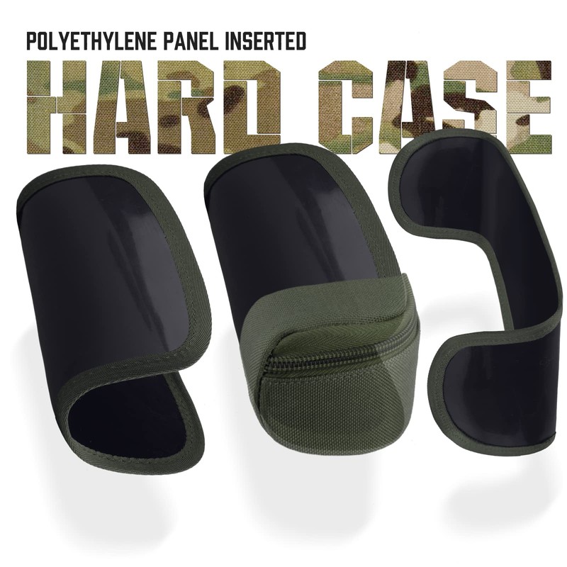 WYNEX Tactical Molle Glasses Pouch, Tactical Eyeglasses Hard Case Shockproof