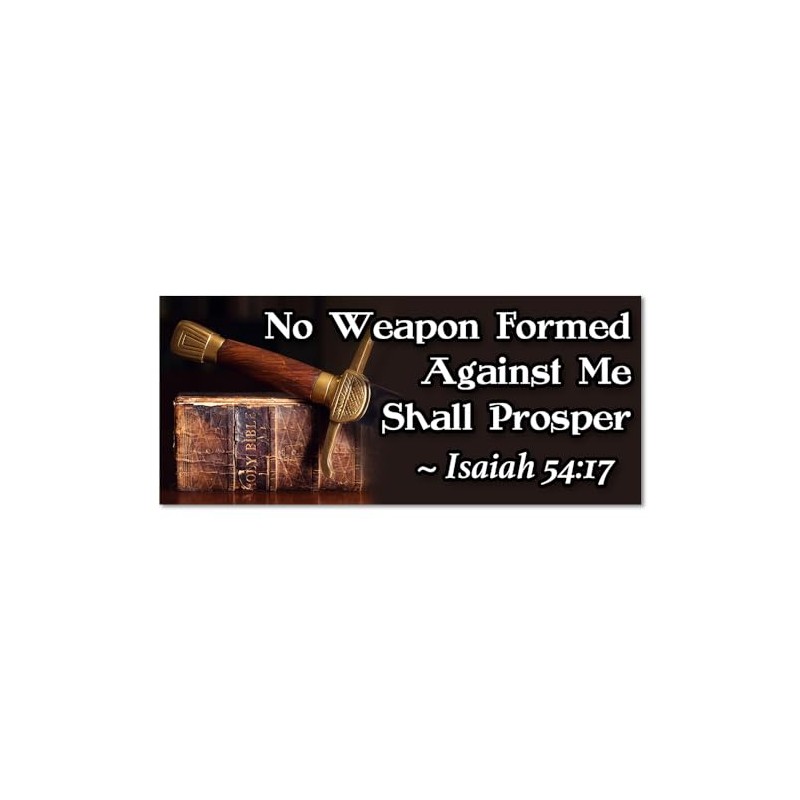 No Weapon Formed Against Me - Isaiah 54:17 2 Pack
