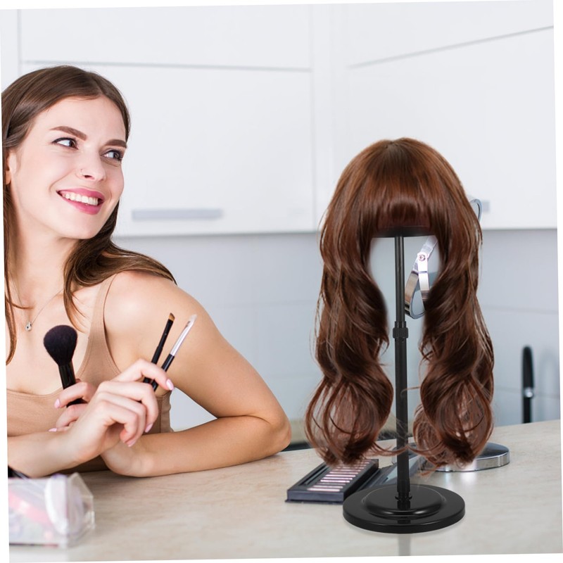 FOMIYES Elegant Hat Display Wig Display Rack for Store Simple