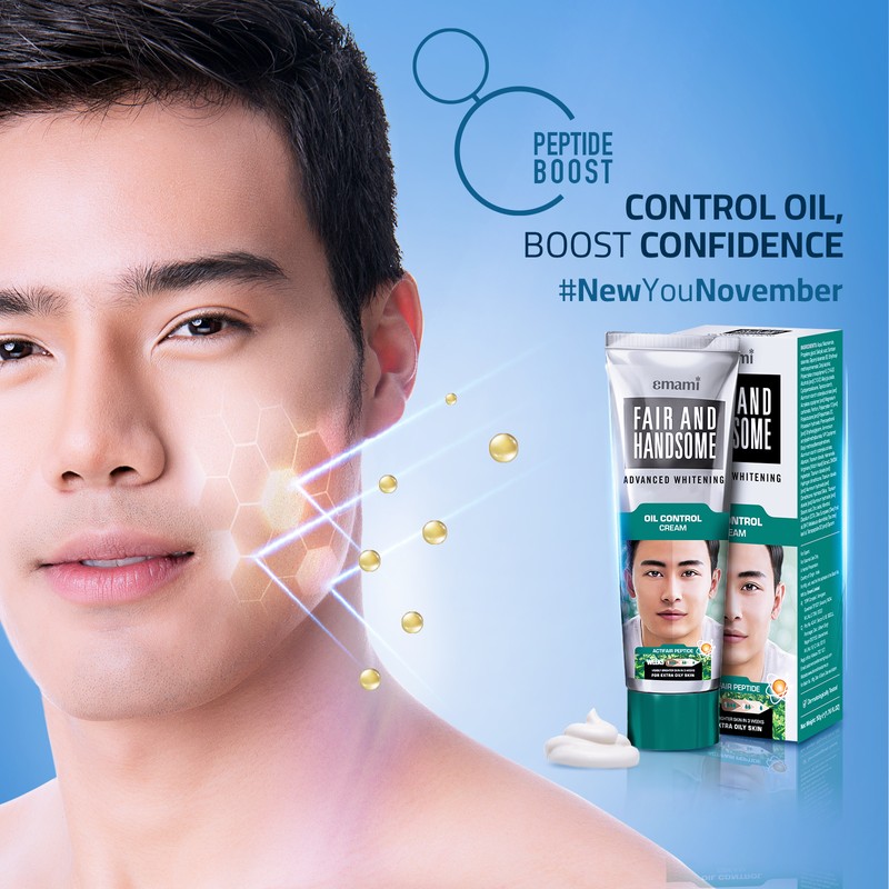 Emami Fair & Handsome Advanced Whitening Oil Control Cream-25g/50g and
