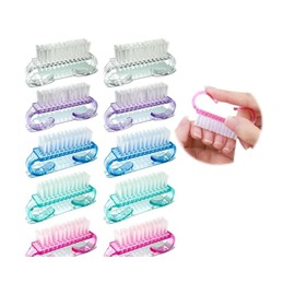 Nail Brush, For Hand Washing, Nail Scalking Remover, Set of 10, 5 Colors Nail Care, Nail Care, Between the Nails, Hands, Nail Cleaning, Hand Cleaning, Hand Washing, Portable, Lightweight, Compact