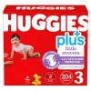 Huggies Plus Diapers Sizes 3 204 Ct
