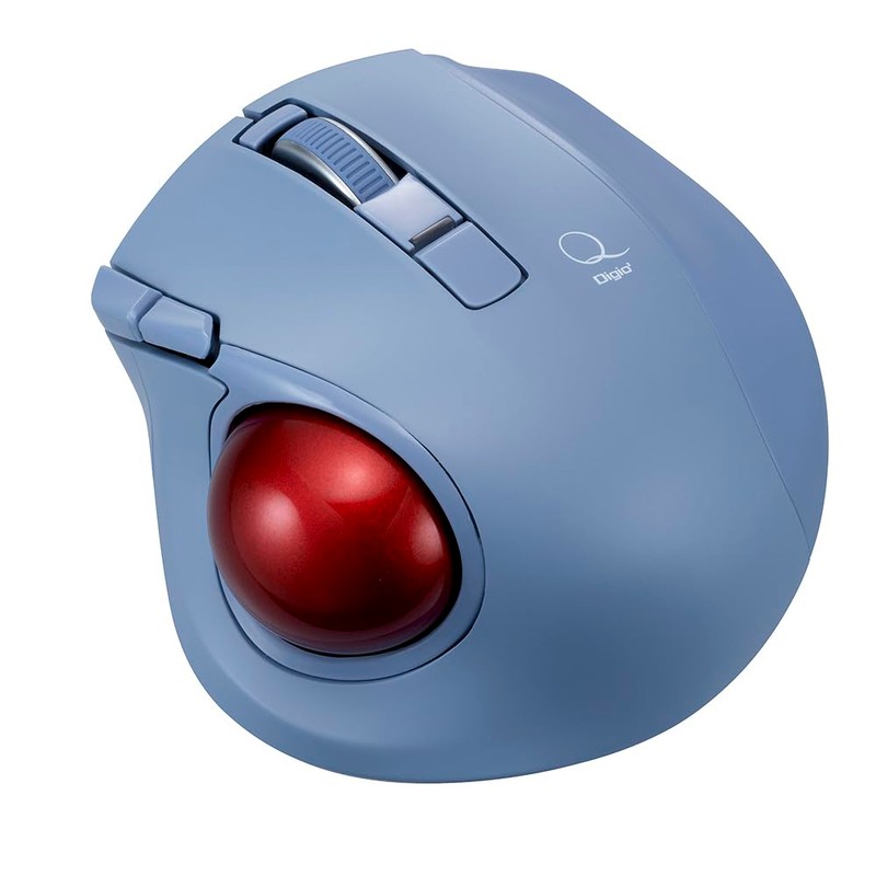 Digio2 Mini Bluetooth 5 Button Trackball Mouse Blue