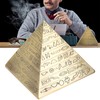 Metal Ashtray with Cover Retro Office Ornaments Smoking Gifts Egyptian