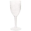 Prodyne Embossed Grape Acrylic Wine Glass, 10 Ounce