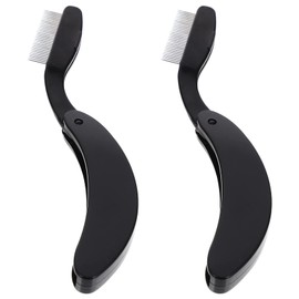 Baluue 4 Pcs Foldable Eyebrow Comb Lash Brush Metal Eyelash Comb Girl Eyebrow Eyelash Combs Eyebrow Separator Comb Portable Eyebrow Comb Eyelash Separating Comb Girl Eyebrow Comb