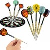 15 pcs(5 Sets) of Steel Tip Darts Needle Slim Barrel