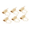 100Pcs Binder Clips Hollow Penguin Shape Sturdy Metal Small Binder