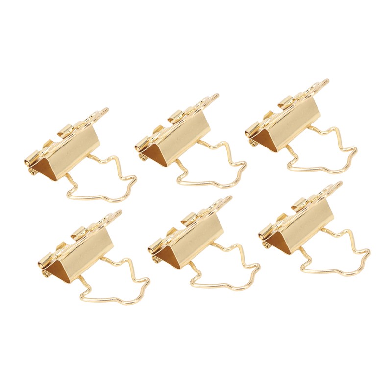 100Pcs Binder Clips Hollow Penguin Shape Sturdy Metal Small Binder