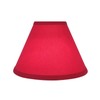 Aspen Creative 58753A, Empire Uno Lamp Shade, Red, 4" Top