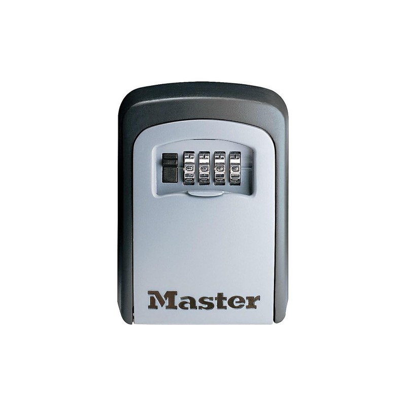 Master Lock 5-Key Combination Safe, Black/Silver (5401D)