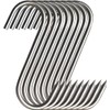 MUFEDAT 20Pcs 5.1inch Stainless Steel Meat Hooks, SUS304, S-shaped, 13CM,