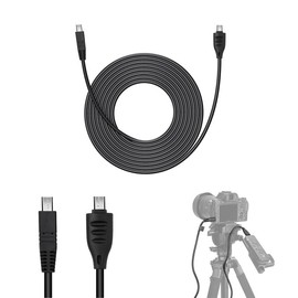 JJC 5M Dedicated Connecting Cable Cord for JJC SR-F2 TP-F2 TP-F2K TPR-M1 TPR-U1 Remote Commander, PVC Multi-Terminal Cable Compatible with Sony Camera/Camcorder with Multi-Terminal Connector