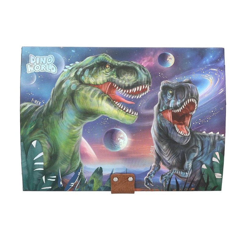 Depesche 13441 Dino World Treasure Chest in Dino Design with