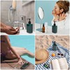 Segbeauty Square Pump Dispenser, 200ml 4pcs Translucent Lotion Bottles, Travel