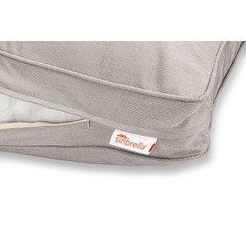 Sunbrella Double Sided Dog Bed for Indoor/Outdoor,Washable Cover & Chew Proof, Pets Mat for Multipurpose, Easy Care & Pet Safe Products (Small, Polyester, Cayenne, 26”x18”x 3")