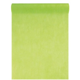 Non-woven fabric, 30 cm (25 m long) table runner – party, wedding decoration. light green