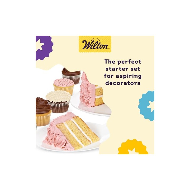 Wilton 2104-1367 20-Piece Buttercream Basics Decorating Set
