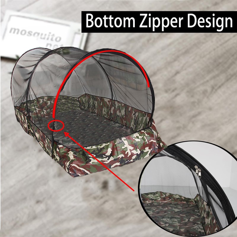 CMINGJ Portable Mosquito Net Foldable Pop-Up Travel Mosquito Net for