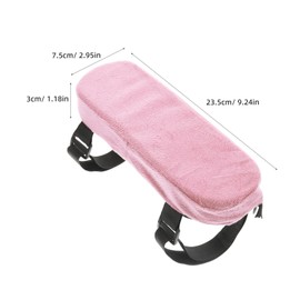 Operitacx 2pcs Office Chair Armrest Covers Soft PP Cotton Elbow Support Pads with Elastic Bands for Gaming Chairs Walker Armrest Protection Non-slip Washable Pads