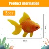 UEKPDM 3 Pcs Artificial Goldfish Moving Aquarium Ornaments - Goldfish