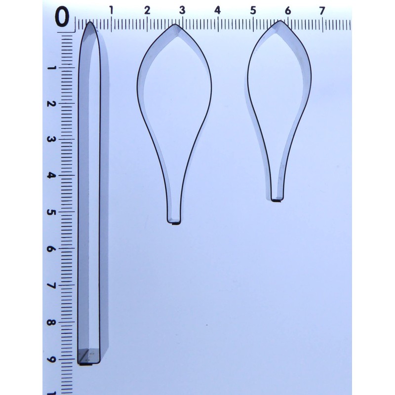 Crocus and Leaf Sugarcraft Cutter Set - Stainless Steel -