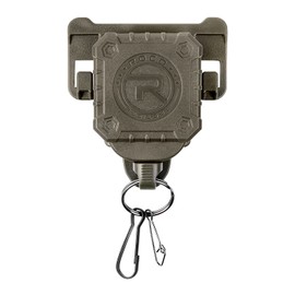 ROCOTACTICAL Military Tactical Gear Retractor, Molle Tactical Gear Tether, Retractable key/multi-tools Holder belt loop and Molle Clip Included, 1Piece (Army Green)