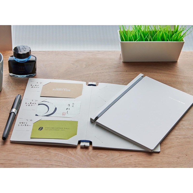 Replug Business Card File Log Book Black B02-473