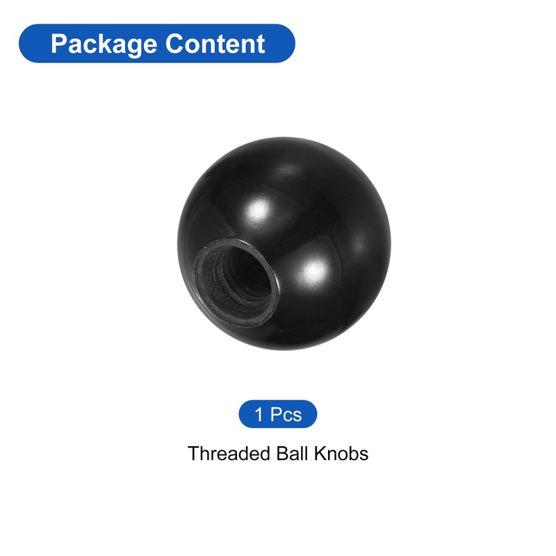 QUARKZMAN Threaded Ball Knobs, M10 Female Thread Phenolic Resin Thermoset