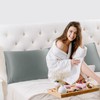 sourcing map Pillowcase Set Silk Satin Pillow Cases for Hair