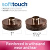 SoftTouch 4770195N Nail-On, Heavy Duty Felt Pads For Wood Furniture