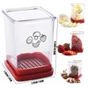 Cup Cutter,Fruit and Vegetable Speed Slicer with Push Plate,Egg Slicer