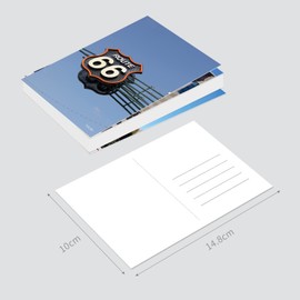 xtvinvm US City Tulsa Oklahoma Travel Postcards from Around the World Vintage Postcard Pack for Mailing Business Christmas Holiday Birthday Postcards with Mailing Side Set of 20