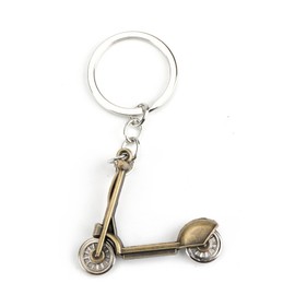 OBEISN Creative Keyring with Stainless Steel, Funny Skateboard Pendant for Girlfriend, Ideal as a Small Gift for Women, Birthday Gift or Personal Attention, silver