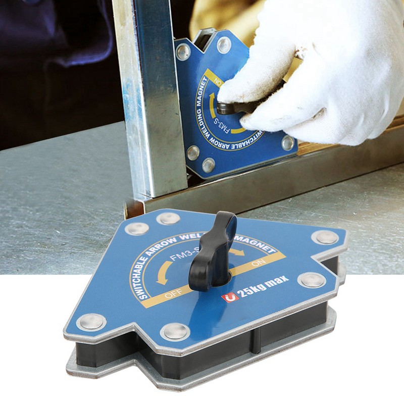 Magnetic Welding Locator Switchable Arrow Auxiliary Weld Fixture Suction 15‑25kg