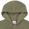 Gerber Baby Boys' Hooded Romper, Olive, 18 Months