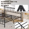 Yoshiely 14 Inch King Size Bed Frame with Headboard and
