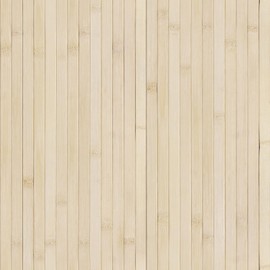 Qianglive Bamboo Wallpaper Peel and Stick - 17.3”x480” Realistic Wood Slat Texture, Self-Adhesive Vinyl for Accent Wall, Bathroom, Spa Room, Natural Decor, Waterproof & Easy Install Beige