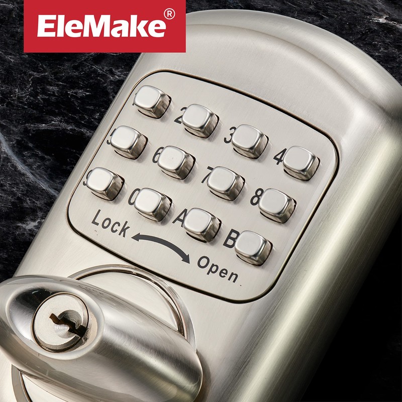 Bravex Keyless Deadbolt Keypad Entry Door Lock Zinc Alloy Sabbath