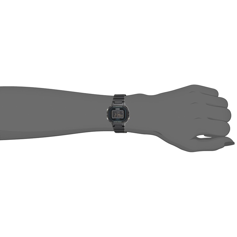 Casio Watch with Japanese quartz movement LA-20WH-1B WR 31, strip