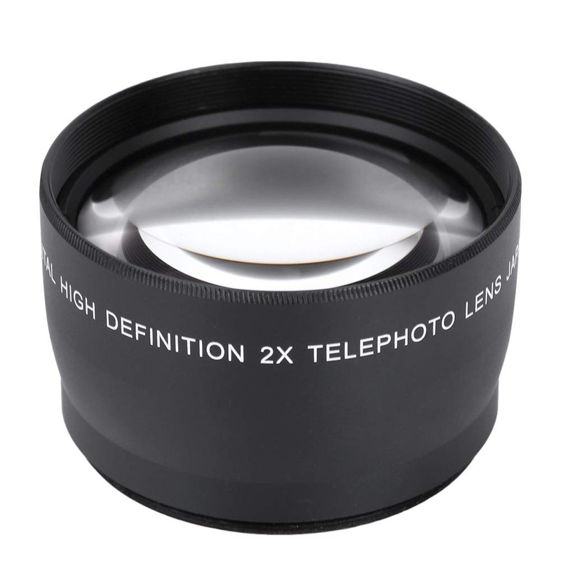 Telephoto Lens 58mm 2x Magnification Universal Telephoto Converter Telephoto Lens