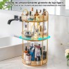 Organizador De Maquillaje Giratorio De 360 Grados 3 Niveles