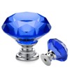 Ravinte Pack of 10 Crystal Drawer Knobs and Handles, Blue