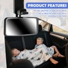 Baby Car Mirror Rear Facing with Hanging Collet,Practical Car Mirror