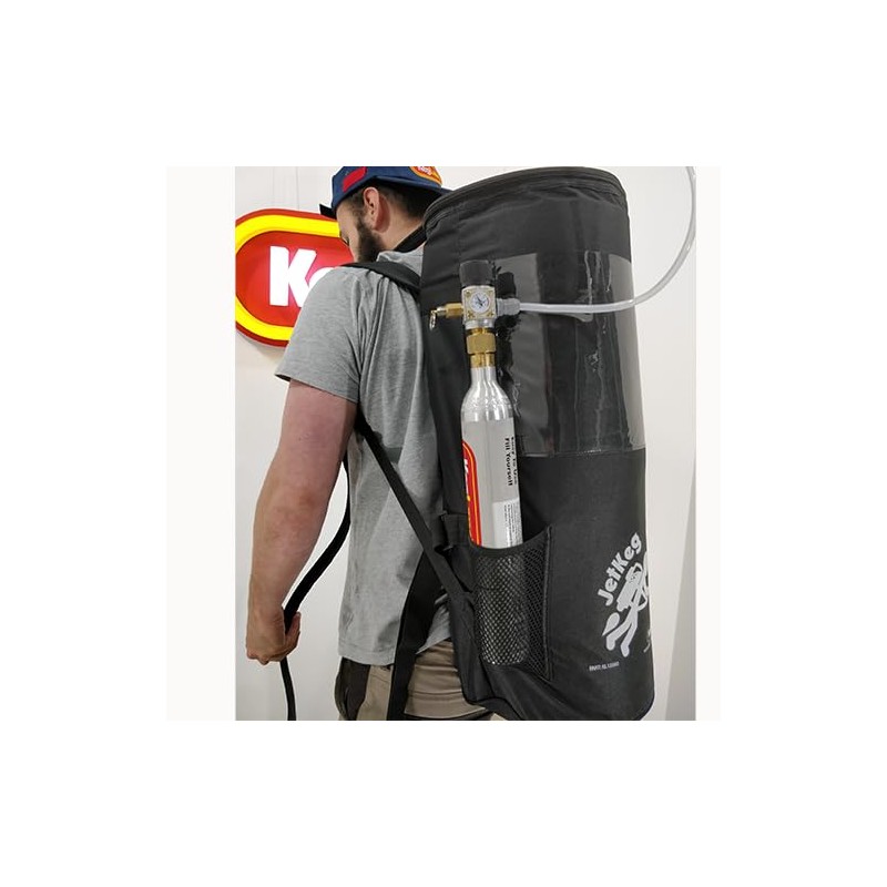 JetKeg KEG BACKPACK For 5 Gallon Corny or Sixtel Beer